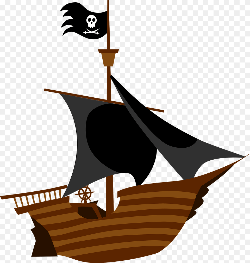 Pirate Ship Clipart, Animal, Boat, Fish, Sailboat Png Image