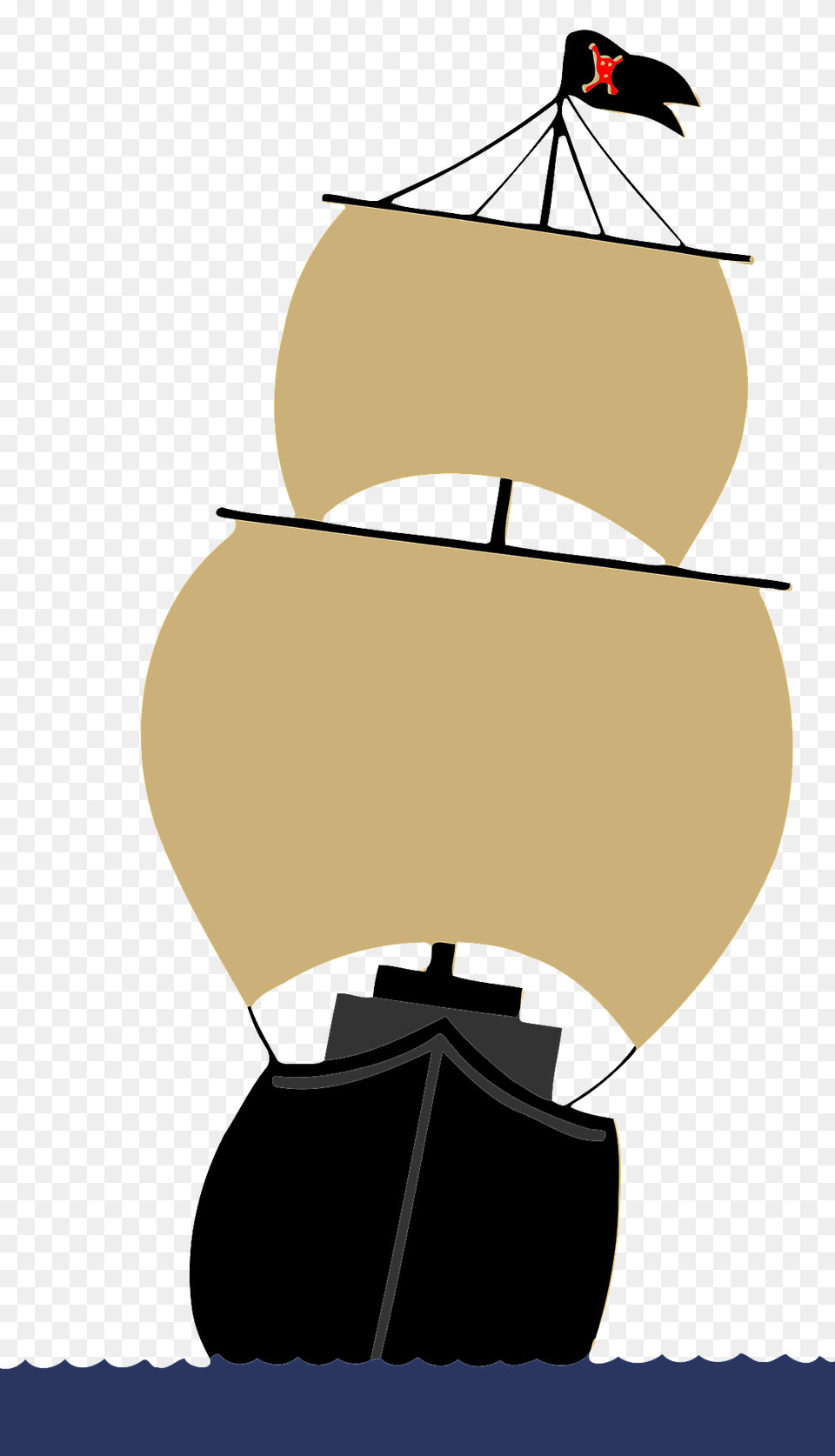 Pirate Ship Clipart, Boat, Sailboat, Transportation, Vehicle Png