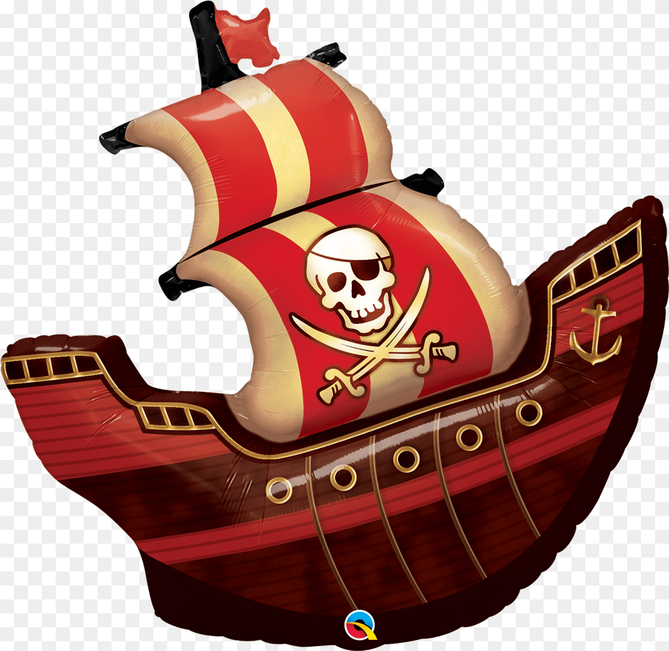 Pirate Ship Cutout, Boat, Transportation, Vehicle Png