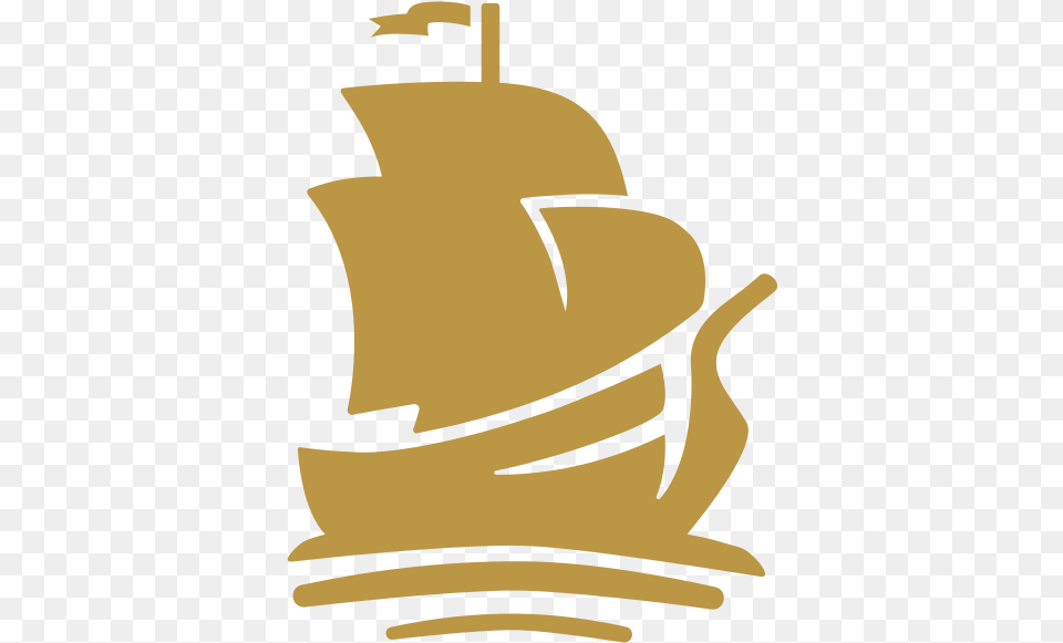 Pirate Ship Gold Pirate Chain, Clothing, Hat, Cowboy Hat, Pottery Free Png Download