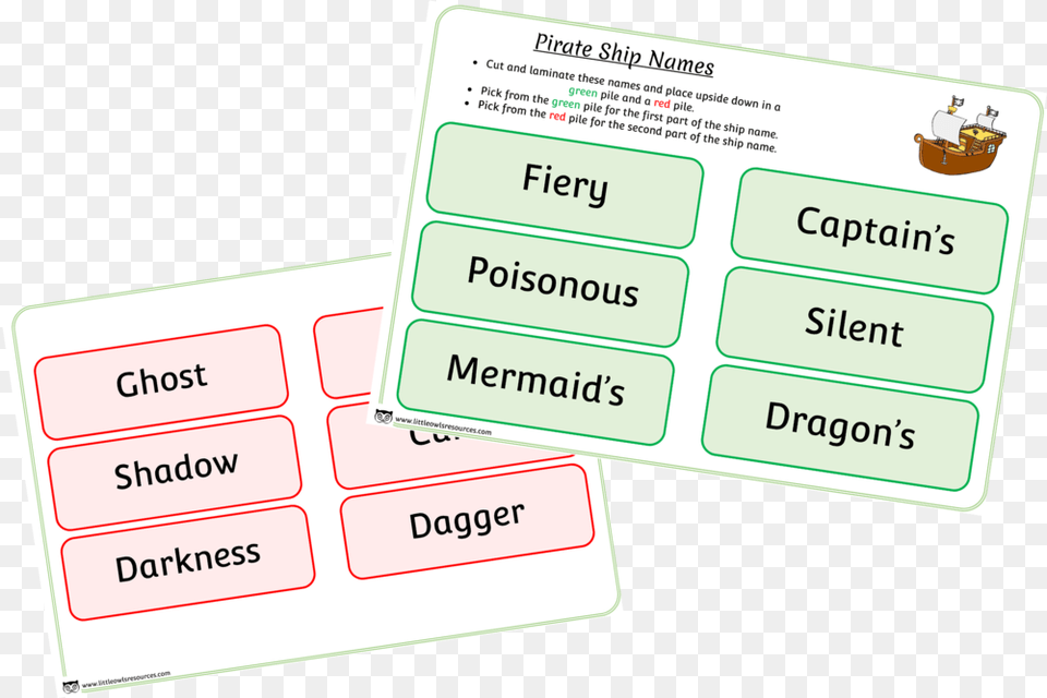 Pirate Ship Names, Text Free Png