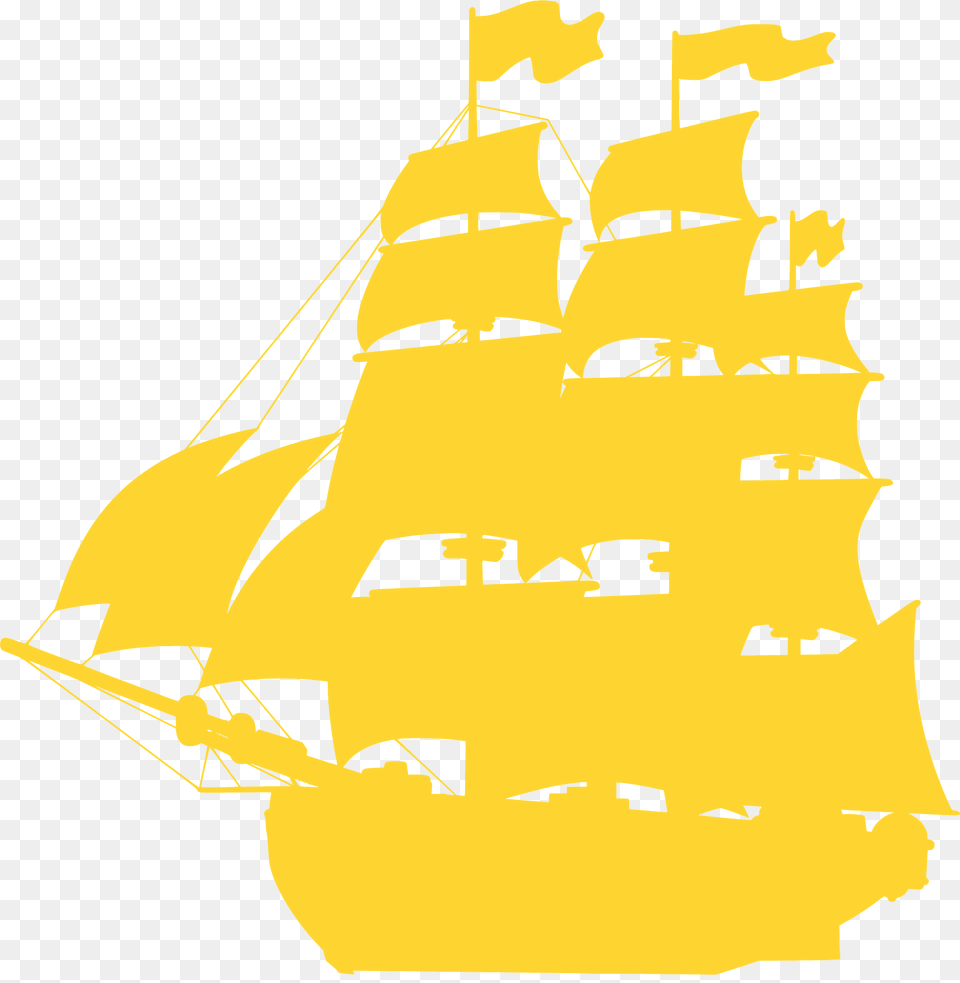 Pirate Ship Silhouette, Boat, Sailboat, Transportation, Vehicle Png