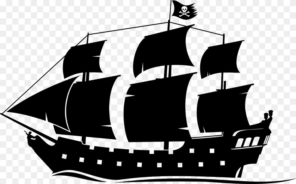 Pirate Ship Silhouette Clipart Ship Peter Pan Silhouette, Art, Boat, Sailboat, Transportation Free Transparent Png