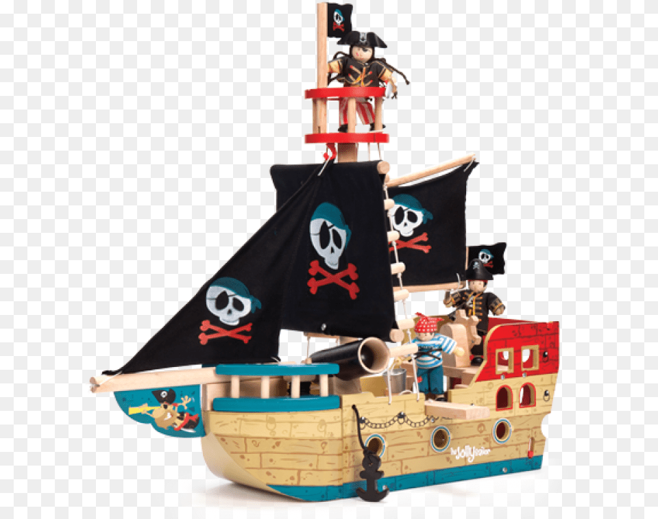 Pirate Ship Transparent Image Freeuse Library Le Toy Van Piratskib, Baby, Person, Bulldozer, Machine Png