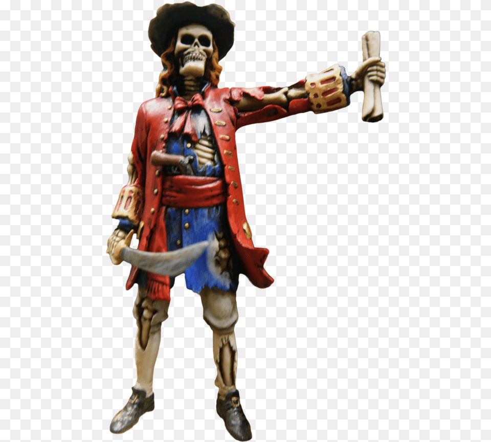 Pirate Skeleton, Figurine, Person, Face, Head Png Image