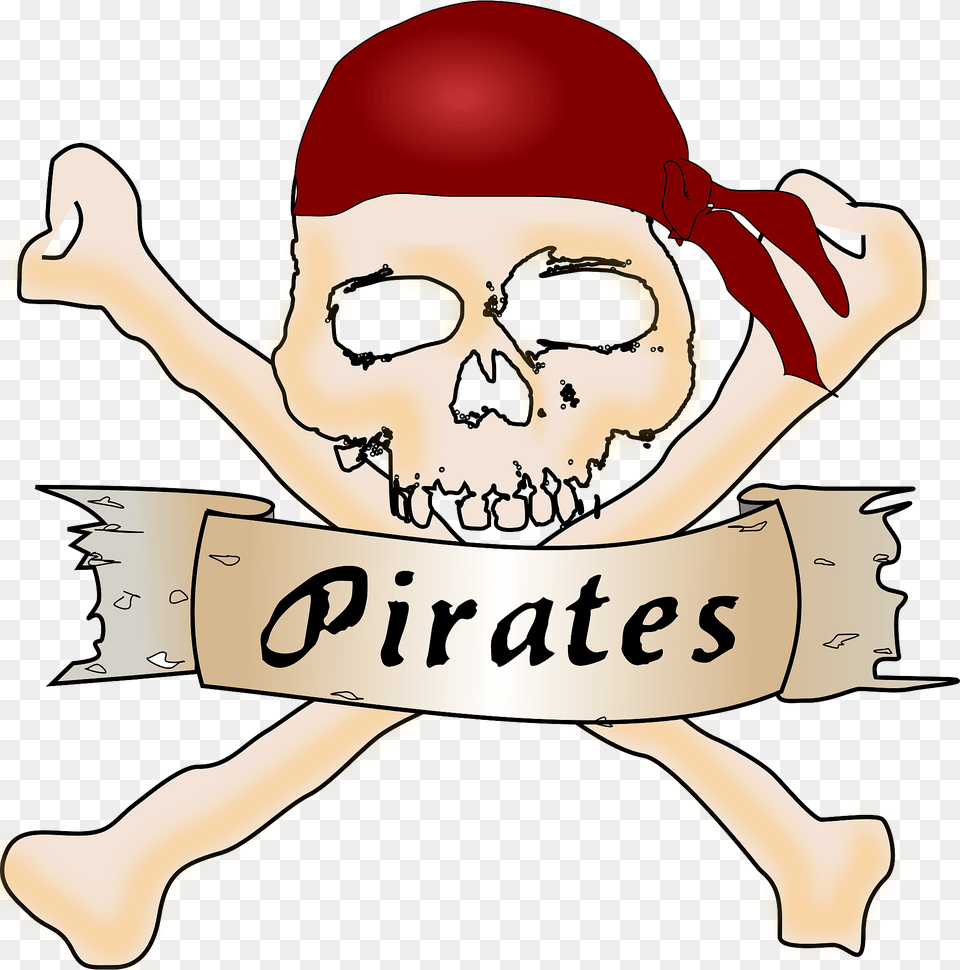 Pirate Skull Clipart, Baby, Person, Face, Head Free Png