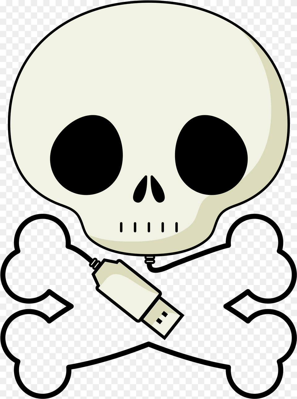 Pirate Skull Cute Skeleton Face, Computer Hardware, Electronics, Hardware, Adapter Free Transparent Png