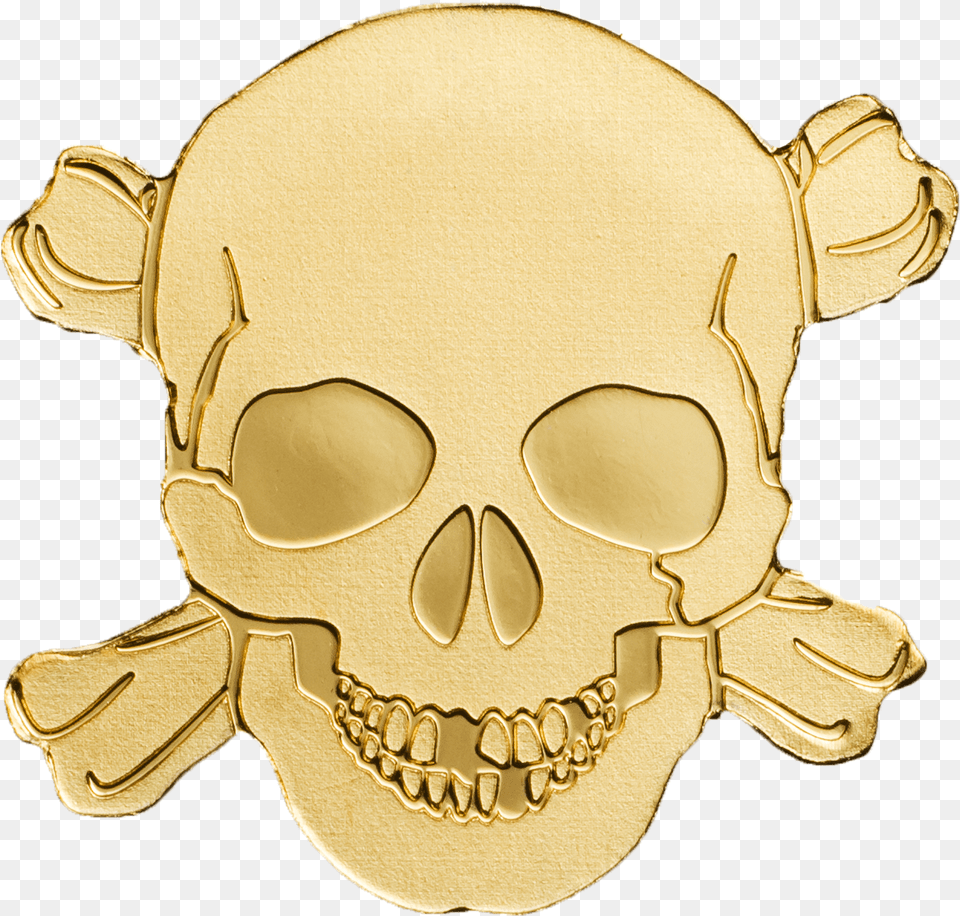 Pirate Skull Image Gold Coin, Bronze, Trophy Free Transparent Png