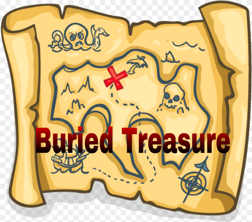Pirate Treasure Map Clipart Download Pirate Map, Text, Book, Publication, Food Png