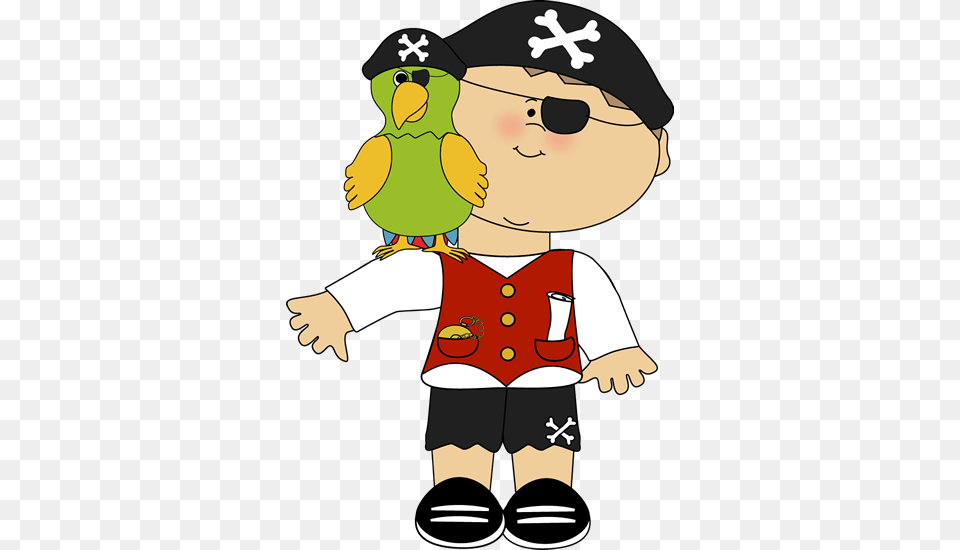 Pirate With A Parrot On His Shoulder Grade, Person, Face, Head, Baby Png