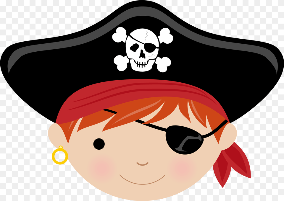 Pirate With Eye Patch Cartoon, Person, People, Baby, Accessories Free Png