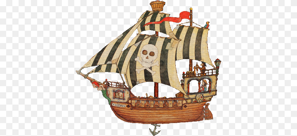 Piraten Pirates Pirate Ship Schiff Lovely, Boat, Transportation, Vehicle, Sailboat Free Png Download