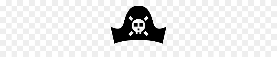 Pirates Hat Icons Noun Project, Gray Png Image