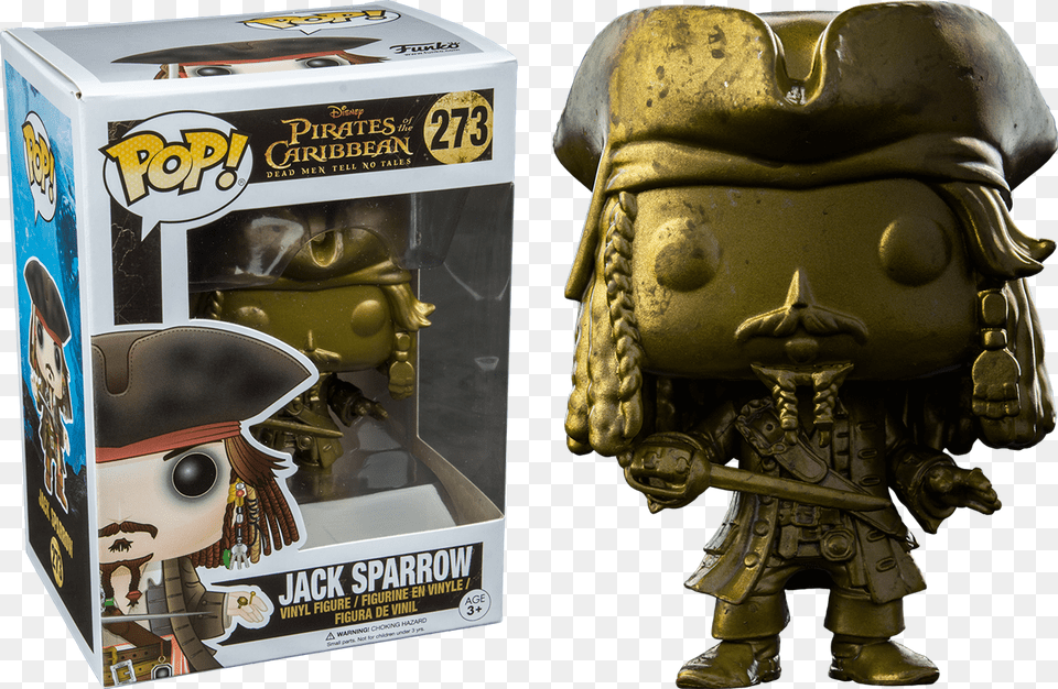 Pirates Of The Caribbean Captain Jack Sparrow Pop Figure, Toy, Person, Face, Head Png Image
