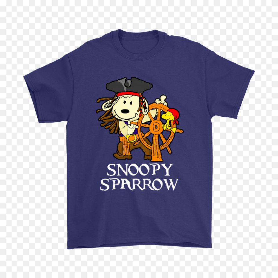 Pirates Of The Caribbean Captain Snoopy Sparrow Shirts Snoopy Facts, Clothing, T-shirt, Face, Head Free Png Download