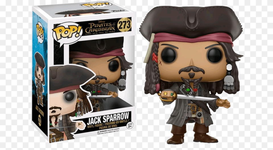 Pirates Of The Caribbean Funko Jack Sparrow, Person, Pirate, Baby, Face Free Png
