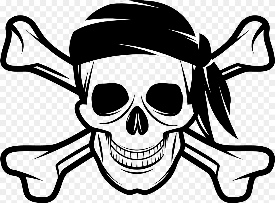Pirates Skull And Crossbones Pirate Skull And Crossbones, Silhouette, Helmet, Stencil, Blade Png Image