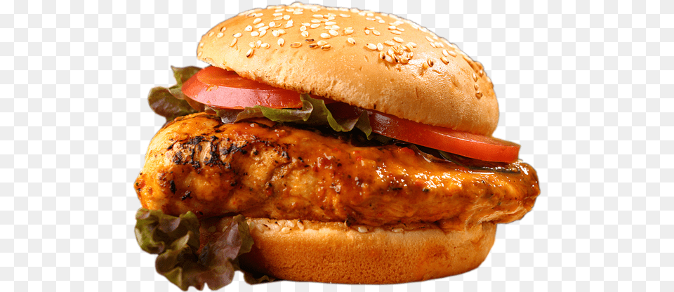 Piri Piri Chicken Burger, Food Free Transparent Png