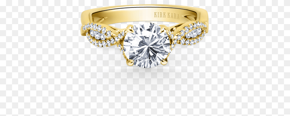 Pirouetta 18k Yellow Gold Engagement Ring Cottage Hill Best Ring For Proposal, Accessories, Diamond, Gemstone, Jewelry Png Image