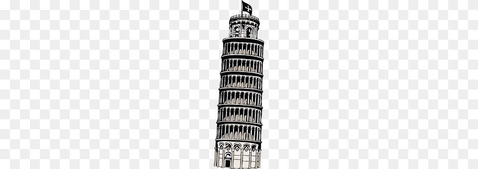 Pisa Tower Architecture, Bell Tower, Building, Clock Tower Free Png