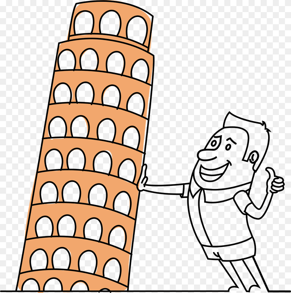 Pisa Tower Tourist Picture Clipart Pisa Tower Free Png