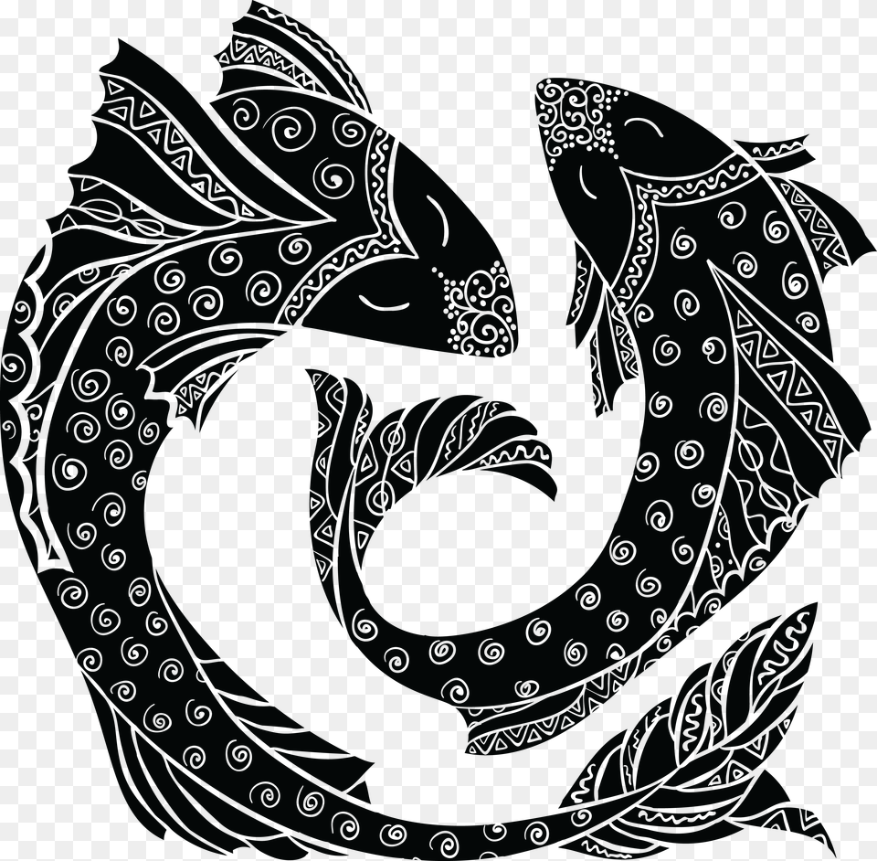 Pisces Astrological Sign Symbol Zodiac Astrology Full Moon In Pisces September 2019, Pattern, Dragon Free Png