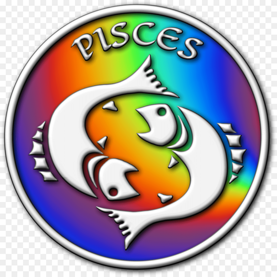 Pisces Drawing Icons, Logo, Badge, Symbol, Disk Free Png