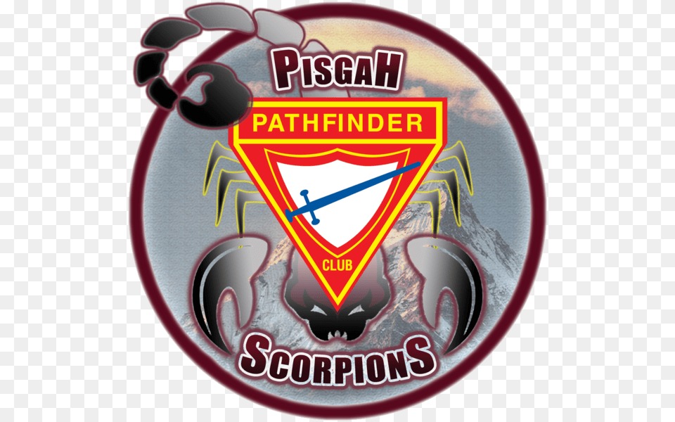 Pisgah Scorpions Club Logo Pathfinder Club, Emblem, Symbol, Badge Png Image