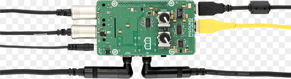 Pisound Raspberry Midi Usb Audio, Electronics, Hardware, Printed Circuit Board Png