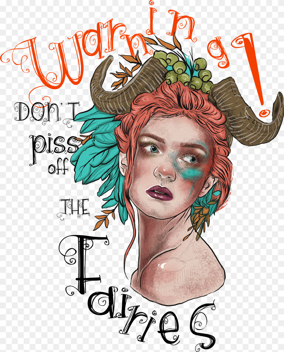 Piss Off The Fairies T Shirt Design To Buy Hair Design Png Image