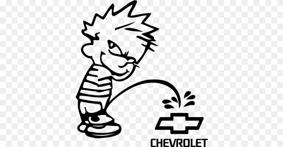 Piss On Chevy Ford Pissing On Toyota, Gray Free Transparent Png