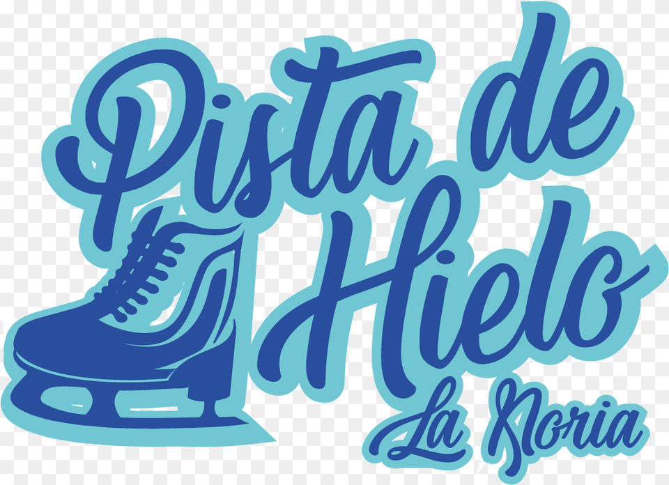 Pista De Hielo La Noria Pista De Patinaje Logo, Clothing, Footwear, Shoe, Sneaker Png