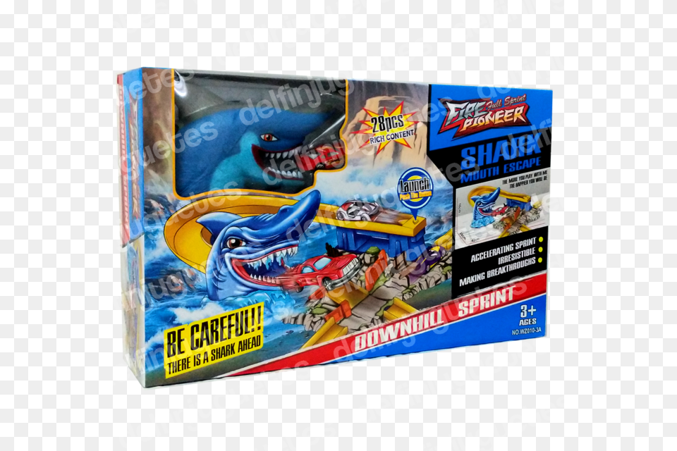 Pista Para Autos Hot Wheels Shark Tiburn Fiore Pioneer Lego Free Png