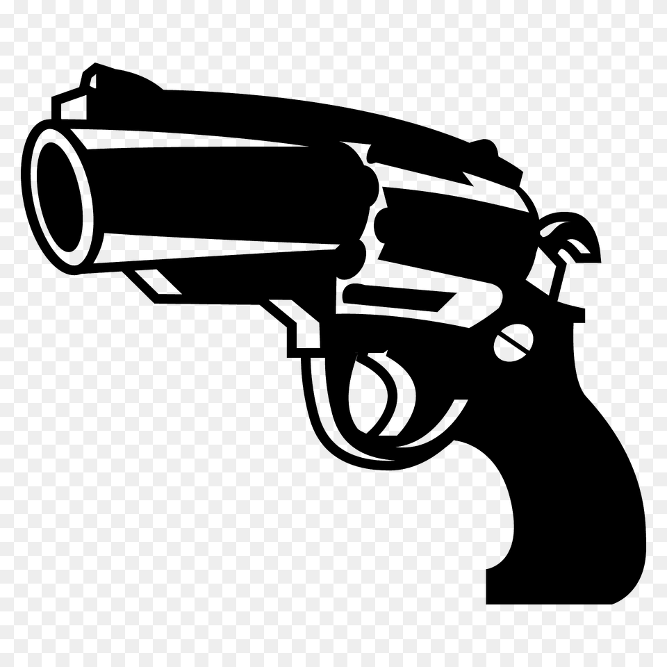 Pistol Emoji Clipart, Firearm, Gun, Handgun, Weapon Png