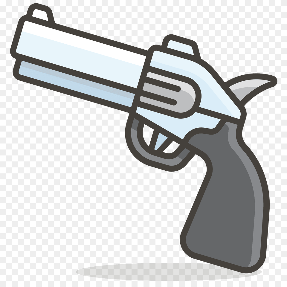 Pistol Emoji Clipart, Firearm, Gun, Handgun, Weapon Free Transparent Png