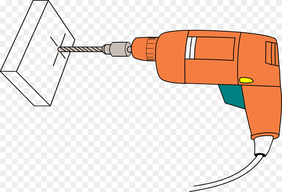 Pistol Grip Drill Clipart, Device, Power Drill, Tool Free Png Download