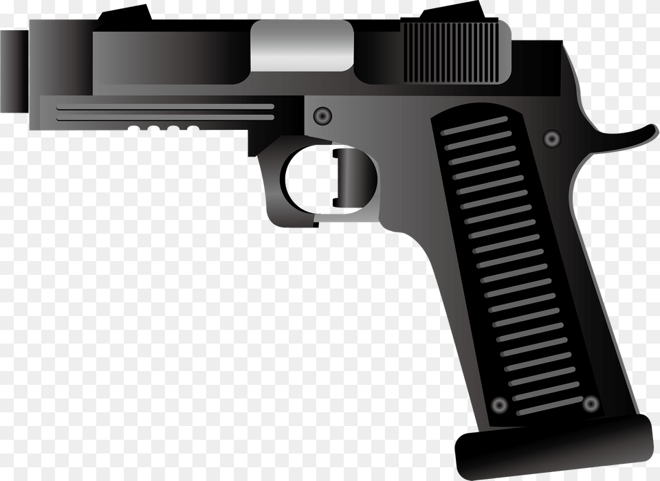 Pistol Handgun Clipart, Firearm, Gun, Weapon, Appliance Free Png Download