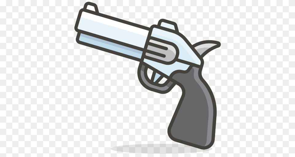 Pistol Icon Of Vector Emoji, Firearm, Gun, Handgun, Weapon Png
