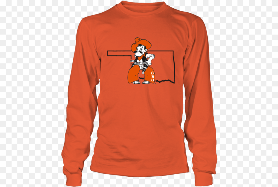 Pistol Pete In State Outline Clemson Tiger Shirts Girl, Long Sleeve, Clothing, Sleeve, T-shirt Png Image