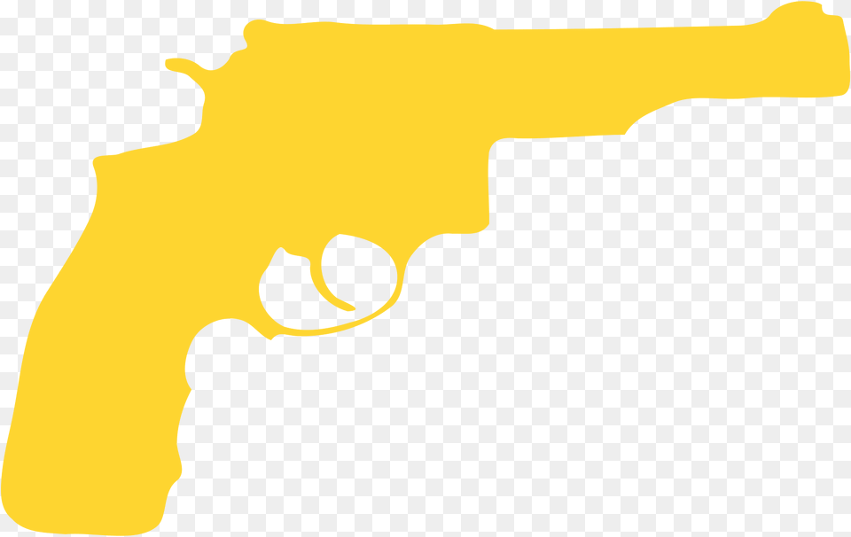 Pistol Silhouette, Firearm, Gun, Handgun, Weapon Free Png Download