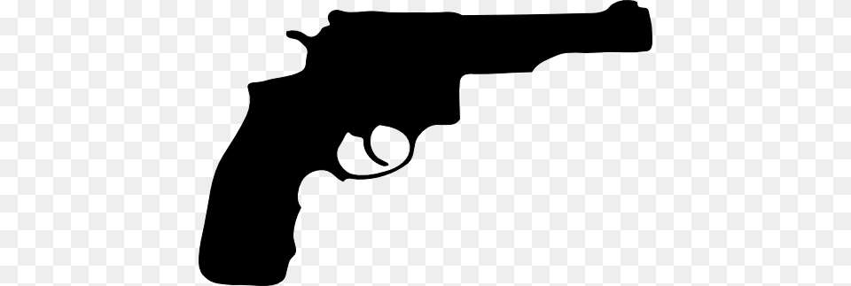 Pistol Silhouette Clipart, Firearm, Gun, Handgun, Weapon Free Png Download