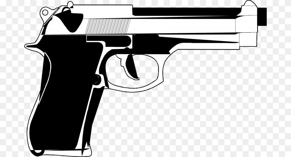 Pistol Transparent Pistol Clipart, Firearm, Gun, Handgun, Weapon Free Png Download