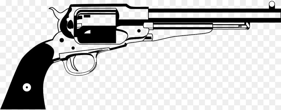 Pistol Vector Revolver, Firearm, Gun, Handgun, Weapon Free Transparent Png