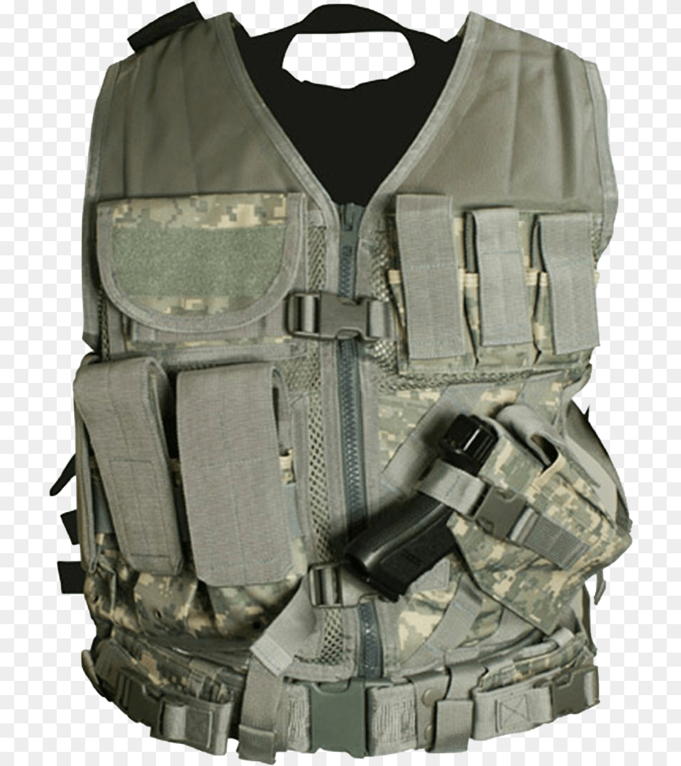 Pistol Vest, Clothing, Lifejacket Png Image