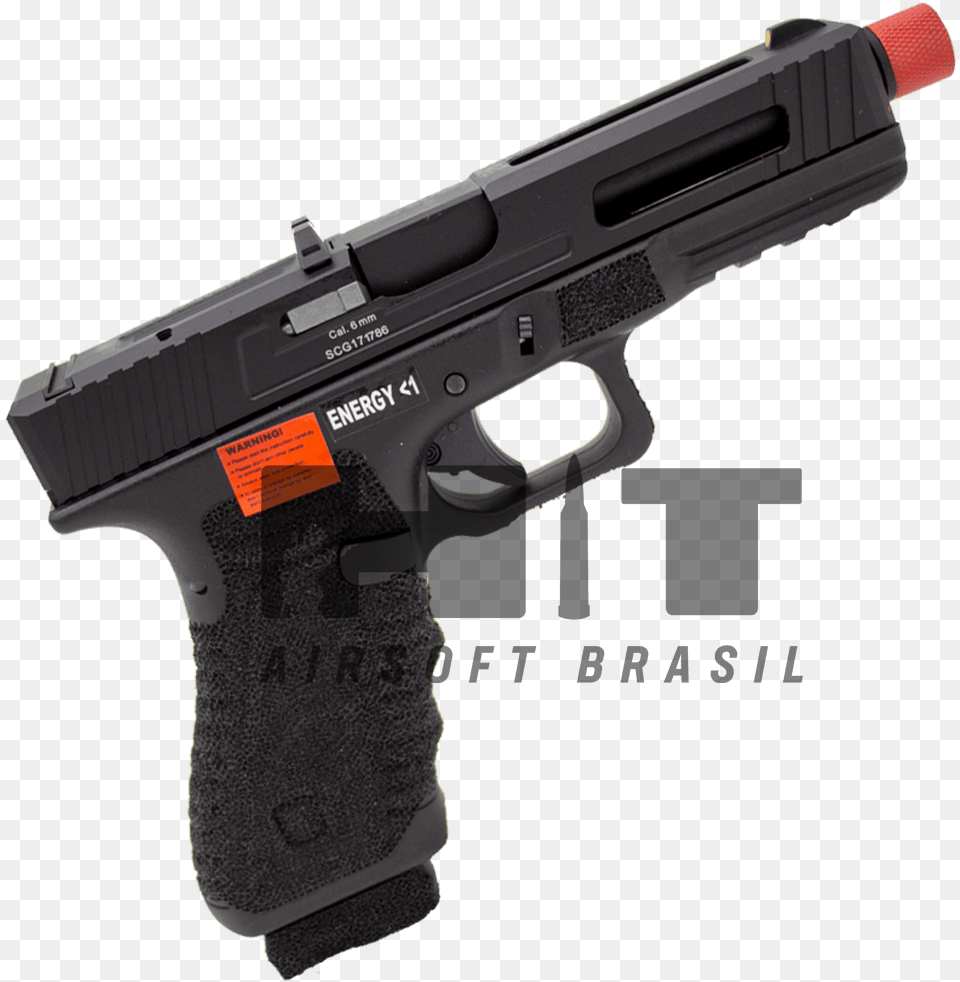 Pistola De Airsoft Gbb Skyway Secutor Glock 17 Gladius Firearm, Gun, Handgun, Weapon Free Transparent Png