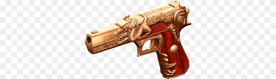 Pistola Drago Blood Strike Firearm, Gun, Handgun, Weapon, Smoke Pipe Png Image