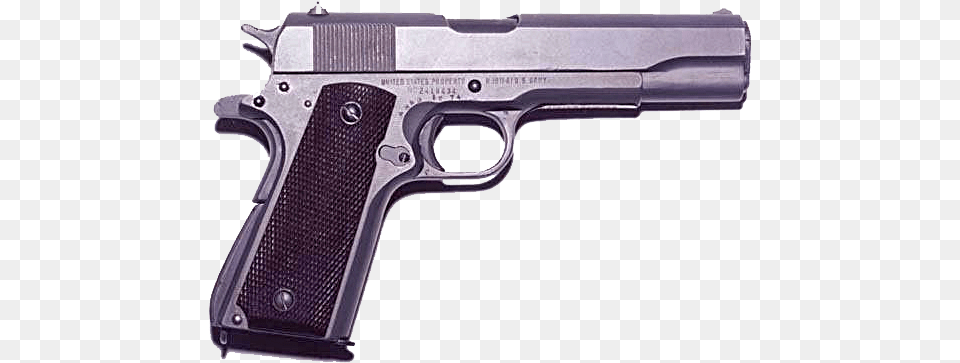 Pistola Pistola Colt Semiautomatica, Firearm, Gun, Handgun, Weapon Free Png Download