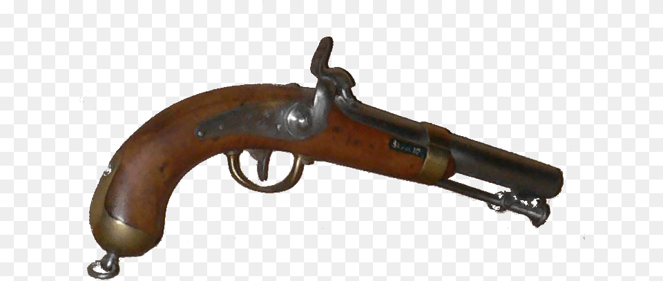 Pistolet Marine 19e 2 Guns From 15th Century, Firearm, Gun, Handgun, Rifle Free Transparent Png