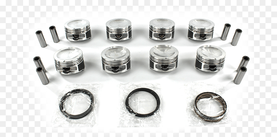 Piston Sets And Rings Car, Silver, Machine, Spoke, Aluminium Free Png Download