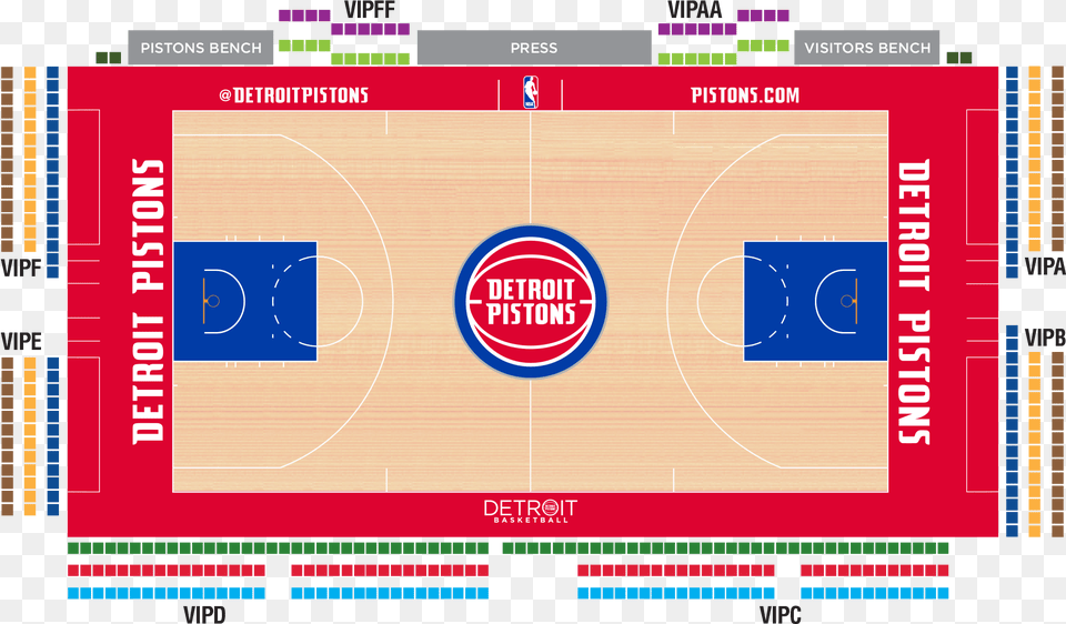 Pistons Seating Chart Little Caesars Arena, Scoreboard, Basketball, Basketball Game, Sport Png